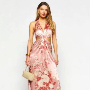 Reformation Nerida Silk Dress